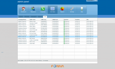Foniva Contact Center Software screenshoots - 7 - Voip-info.org Foniva Contact Center Software screenshoots - 7