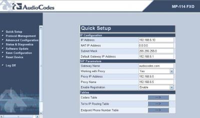 AudioCodes MediaPack 114 and 118 SIP Gateway with Asterisk - Voip-info.org